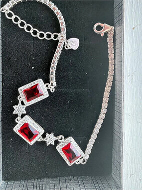 925 Sterling Silver Moissanite bracelet
